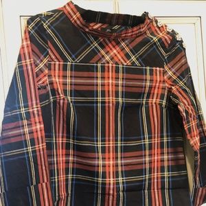 Tartan Plaid Blouse